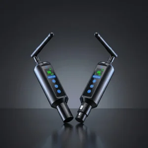 2026 Neues Super Kabelloses DMX-System-Set: Sender & Empfänger mit Digitalanzeige, Große Reichweite für Bühnenbeleuchtung, Party & Bar