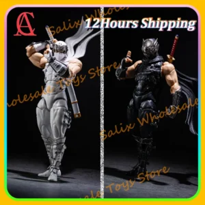 In Stock AC Toys The Second Batch Withe Ryu Revoltech 1/12 Amazing Yamaguchi Black Ryu Hayabusa Ninja Gaiden Action Figures Toy
