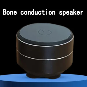 Knochenleitungs-Wireless-Lautsprecher – Saugnapfhalterung, TWS Hi-Fi-Sound mit verbessertem Bass, tragbare Schlaufe, Resonanzfunktionen für dynamischen Audio