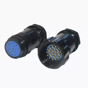 Socapex 19-Pin Wasserdichter Stromanschluss-Set – Stecker auf Buchse Luftfahrtstecker für Bühnenbeleuchtung, LED-Bildschirme, Stromverteilung