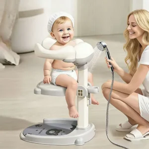 Baby Standing Shower Stand Adjustable Children's Bath Device Household Non-Slip Children's Bath Stand Baby Bath Stand Support