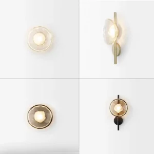 Moderne LED Wandleuchte für Wohnzimmer Hintergrund Glas Wandleuchte Hause Treppe Gang Korridor Beleuchtung Nachttisch Wandleuchte