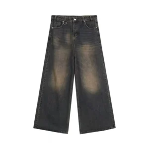 Sommer Männer Baggy Jeans Unisex Vintage Amerikanischen Stil Gerade Breite Bein Denim Hosen Mode Marke Heißer Verkauf Casual Hosen