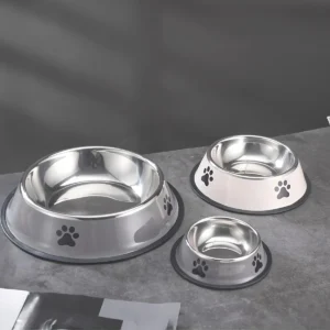 1PC Edelstahl Pet Bowl Katze Schüssel Hundefutter Schüssel Multi-Spezifikation Anti-herbst Futternapf Futternapf Fütterung haustier Liefert