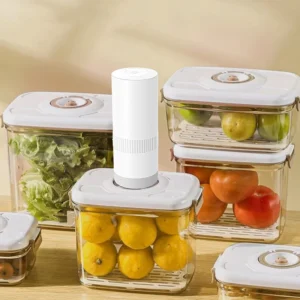 Küche Handheld Vakuumierer für Lebensmittel Vakuum Abdichtung Tragbare Luft Entferner für Sous Vide Taschen Kleidung Lagerung Tasche Container