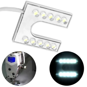 Nähmaschine LED Licht flexible Schwanenhals lampe mit Magnet fuß für Nähmaschine 110-265v