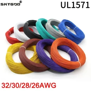 UL1571 Elektronischer Draht 32 30 28 26 AWG Flexibles Kabel PVC-isoliertes verzinntes Kupfer Umwelt-LED-Linien-DIY-Kabel