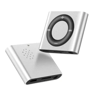 Tragbarer Mini MP3-Player mit Clip – Sport-Walkman mit Lautsprecher, Kopfhörern und TF-Karten-Unterstützung bis 64 GB
