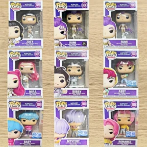 Funko Pop! HUNTR/X K-POP Demon Hunters Rumi Chase Zoey Mira Abby Bobby Romantik-Mystery Vinyl-Figur Anime Sammlerstück Modell Geschenk