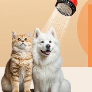 Elektrisches Haustier-Duschsprühgerät zum Baden von Hunden und Katzen, einstellbare Druckregelung, langlebiges technisches