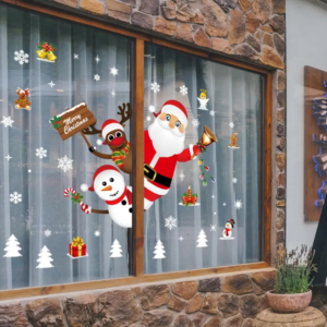 Weihnachten Wand Fenster Aufkleber heiraten Weihnachts dekoration für zu Hause 2024 Weihnachts schmuck Weihnachten Navidad Geschenk Neujahr 2025