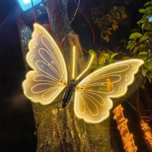 Schmetterlings-Lichter LED-Schmetterlinge mit Bewegung Dynamische und statische Schmetterlings-Lichter für Hochzeiten im Freien, Partys und Weihnachtsdekorationen