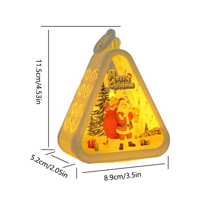 Mini Weihnachten Led Dreieck Laterne Santa Claus Schneemann Festival Lampe Indoor Tisch Ornamente Party Szene Requisiten Hause Dekoration Mini Weihnachten Led Dreieck Laterne Santa Claus Schneemann Festival Lampe Indoor Tisch Ornamente Party Szene Requisiten Hause Dekoration – Bild 6