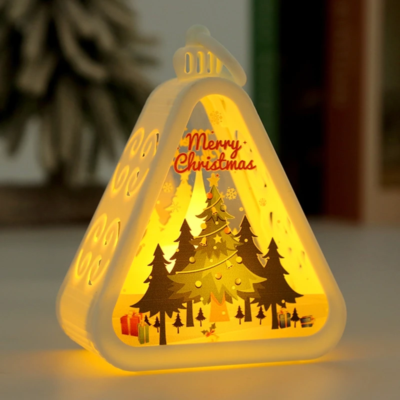 Mini Weihnachten Led Dreieck Laterne Santa Claus Schneemann Festival Lampe Indoor Tisch Ornamente Party Szene Requisiten Hause Dekoration Mini Weihnachten Led Dreieck Laterne Santa Claus Schneemann Festival Lampe Indoor Tisch Ornamente Party Szene Requisiten Hause Dekoration – Bild 7