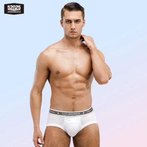 52025 Premium Men's Briefs – Cotton Modal Blend for Soft, Breathable Comfort. Breathable Briefs with Horizontal Fly and Fine Rib