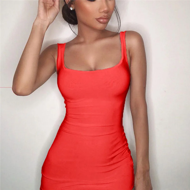 Mode Frauen Sexy Bodycon Kleid Dünne Beiläufige Club Party Kleider Sommerkleid Sexy Büro Dame Elegante Casual Mini Vestidos De Mujer Mode Frauen Sexy Bodycon Kleid Dünne Beiläufige Club Party Kleider Sommerkleid Sexy Büro Dame Elegante Casual Mini Vestidos De Mujer – Bild 4