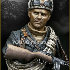 Sowjetische Soldaten aus dem Zweiten Weltkrieg Sammlerstück Unmontierte Skulptur für Hobbyisten