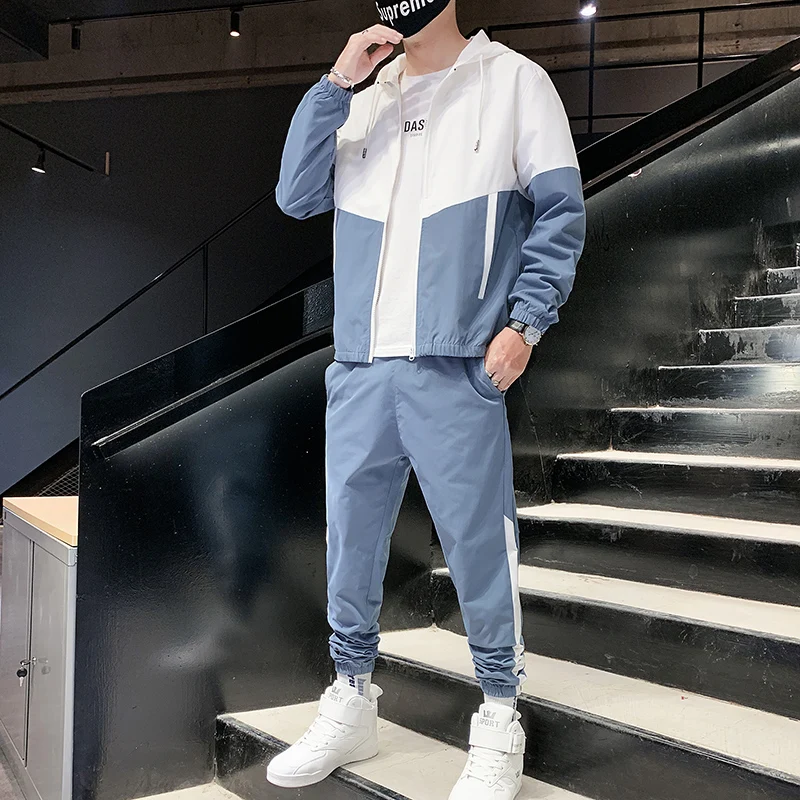 2026 Herren Trainingsanzug Lässige Jogginghose Kapuzen-Sportjacken Und -Hosen 2-Teiliges Set Hip-Hop Lauf-Sportanzug 2026 Herren Trainingsanzug Lässige Jogginghose Kapuzen-Sportjacken Und -Hosen 2-Teiliges Set Hip-Hop Lauf-Sportanzug – Bild 3