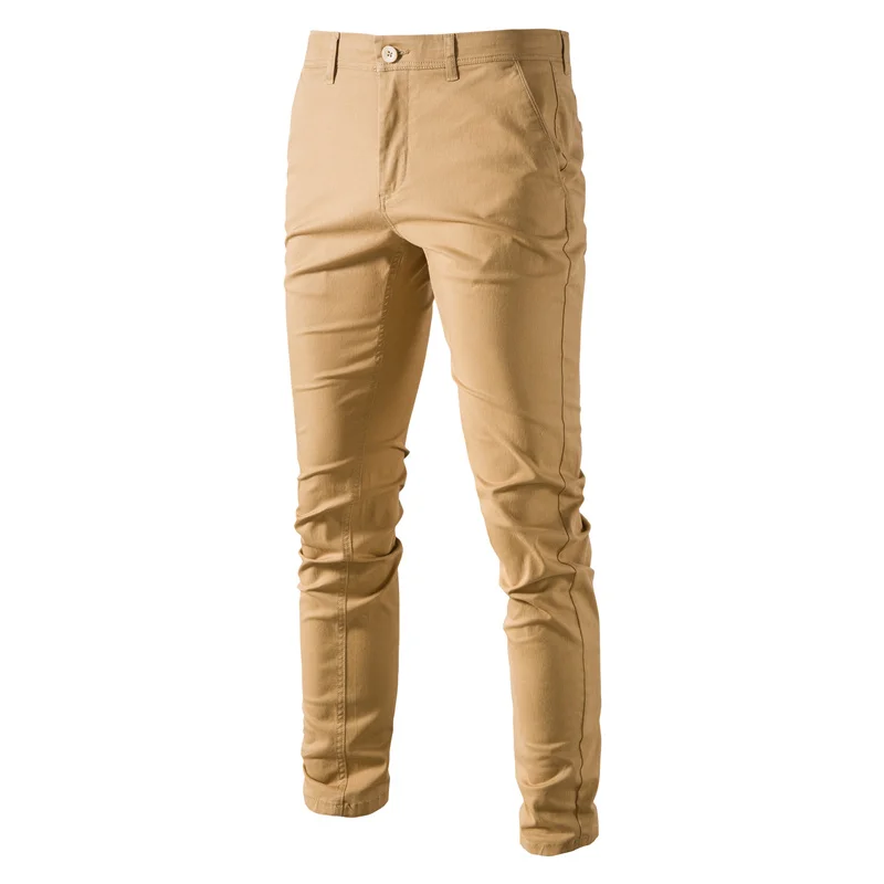 Aiopeson Casual Baumwolle Männer Hosen Einfarbig Slim Fit Männer Hosen Neue Frühling Herbst Hohe Qualität Klassische Business Hosen Männer Aiopeson Casual Baumwolle Männer Hosen Einfarbig Slim Fit Männer Hosen Neue Frühling Herbst Hohe Qualität Klassische Business Hosen Männer – Bild 2