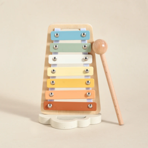 Montessori Musikinstrumente Baby Musik Pädagogische Aufklärung Spielzeug Holz Neugeborenen Suona Rassel Klingeln Xylophon Spielzeug Geschenk