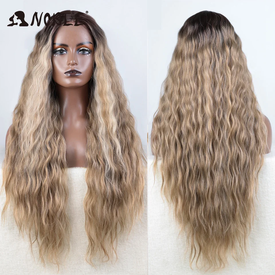 Noble Synthetic Lace Front Wig Long Wavy Ombre Blonde Wig Red Wigs Lace Part Synthetic Lace Wigs For Women Lace Front Wigs Noble Synthetic Lace Front Wig Long Wavy Ombre Blonde Wig Red Wigs Lace Part Synthetic Lace Wigs For Women Lace Front Wigs – Bild 12