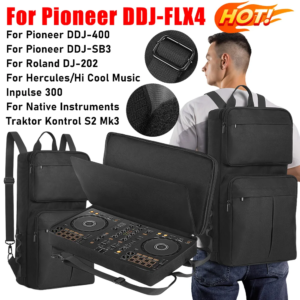 DJ-Rucksack für Pioneer DDJ-400/DDJ-FLX4 für Roland DJ-202 DJ-Controller, tragbare Aufbewahrungstasche, Reisetasche, kratzfest