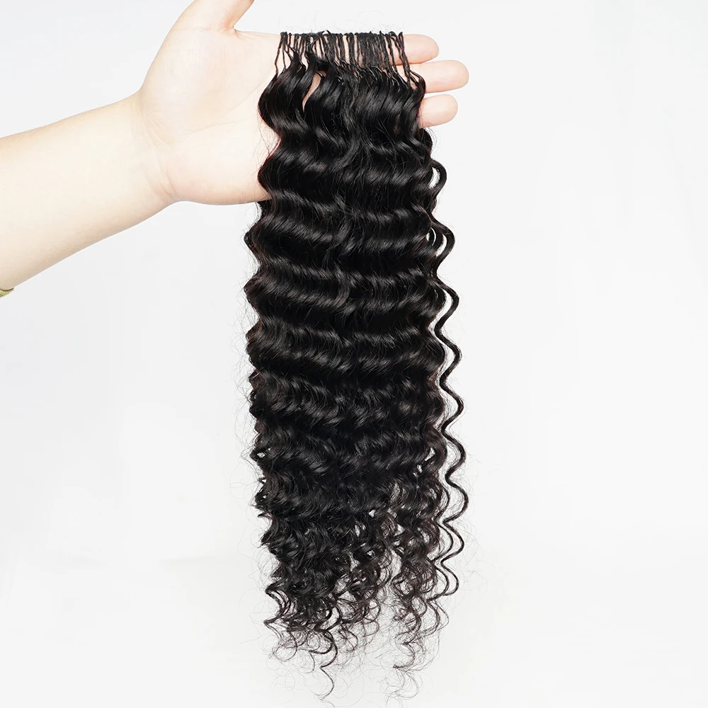 # 30 Farbige 100% Echthaar-Strähnen Für Highlight Miracle Knots Crochet Deep Wave Feather Crochet Boho Braids Wellige Bulk-Haarverlängerungen # 30 Farbige 100% Echthaar-Strähnen Für Highlight Miracle Knots Crochet Deep Wave Feather Crochet Boho Braids Wellige Bulk-Haarverlängerungen – Bild 9