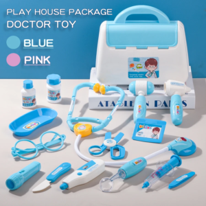 Spielhaus für Kinder, Spielzeug für kleine Arzt, Stethoskop, medizinisches Set, Geschenke für Männer und Frauen, Rollenspiele, simuliertes Krankenschwesterspielzeug