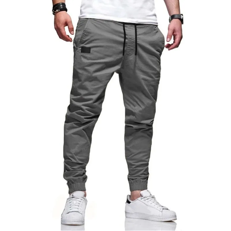 Neue Männer Casual Sport Hosen Jogginghose Männlichen Jogger Cargo Harem Bleistift Hosen Hosen Multi-Tasche Sweatwear Neue Männer Casual Sport Hosen Jogginghose Männlichen Jogger Cargo Harem Bleistift Hosen Hosen Multi-Tasche Sweatwear – Bild 2