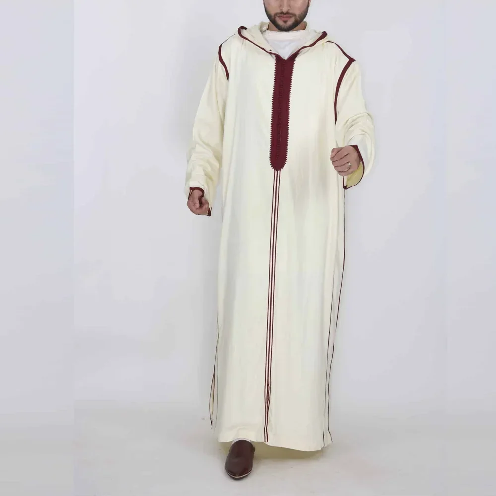 New 2025 Traditional Muslim Clothing Eid Middle East Jubba Thobe Men Thobe Arab Muslim Robes With Long Sleeves Gifts For Husband New 2025 Traditional Muslim Clothing Eid Middle East Jubba Thobe Men Thobe Arab Muslim Robes With Long Sleeves Gifts For Husband – Bild 2