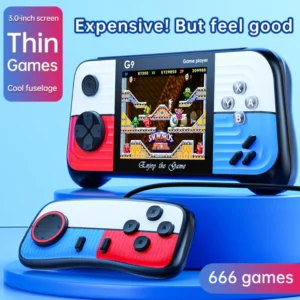 Die G9 Handheld-Spielkonsole mit Farbbildschirm Bietet 500 Brandneue, Retro und Klassische Spiele als Geschenke FPS 2027 Neue Geschenke für Jungen