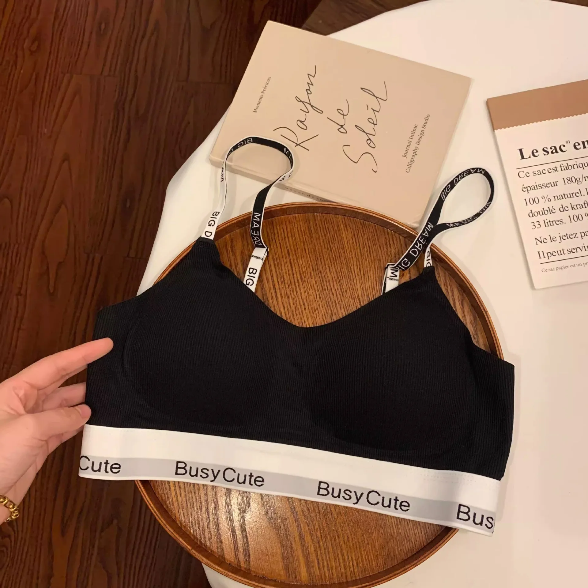 Women'S Anti-Sagging Sports Underwear Without Underwire, Thin Top And Thick Bottom Bra, Breathable And Beautiful Back Women'S Anti-Sagging Sports Underwear Without Underwire, Thin Top And Thick Bottom Bra, Breathable And Beautiful Back – Bild 3