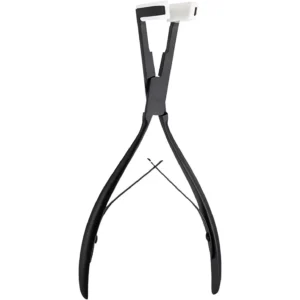 Tape in Hair Extensions Plier Black Stainless Steel Flat Surface Sealing Hair Extension Tools for Women Hair Extension Tools (Bl