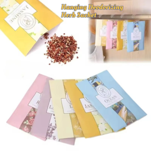 5 Stück ​ ​ Natürlicher Jasmine Rose Lavender Hängender Lufterfrischer – langanhaltender Geruchsbeseitiger für Kleiderschrank, Autoschränke, nachfüllfrei ​ ​