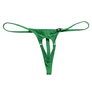 No Cover  Men's Underwar  Hollow Out  Thongs  With Ice Silk Thin Design Pure Desire Low Waist Sexy Men's Bed Elastic Thongs