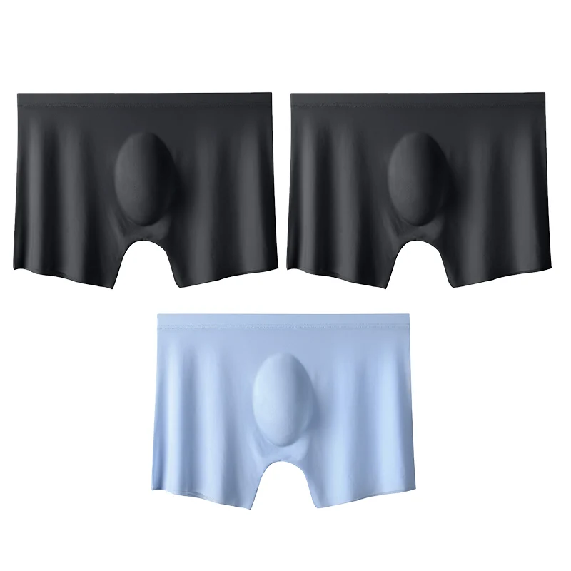 3 Teile/Los Männer Der Sommer Ultra-Dünne Boxer Briefs Eis Seide Nahtlose Unterwäsche Sexy Dessous Unterhose Shorts Atmungsaktive Höschen 3 Teile/Los Männer Der Sommer Ultra-Dünne Boxer Briefs Eis Seide Nahtlose Unterwäsche Sexy Dessous Unterhose Shorts Atmungsaktive Höschen – Bild 3