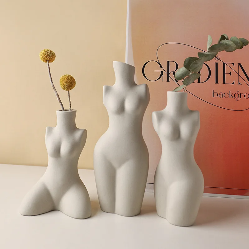 Menschlicher Körper Styling Kunst Vase Silent Wind Keramik Vase Skulptur Weiß Primitiven Embryo Blumen Orgel Ins Hotels Nach Hause Dekorieren Menschlicher Körper Styling Kunst Vase Silent Wind Keramik Vase Skulptur Weiß Primitiven Embryo Blumen Orgel Ins Hotels Nach Hause Dekorieren