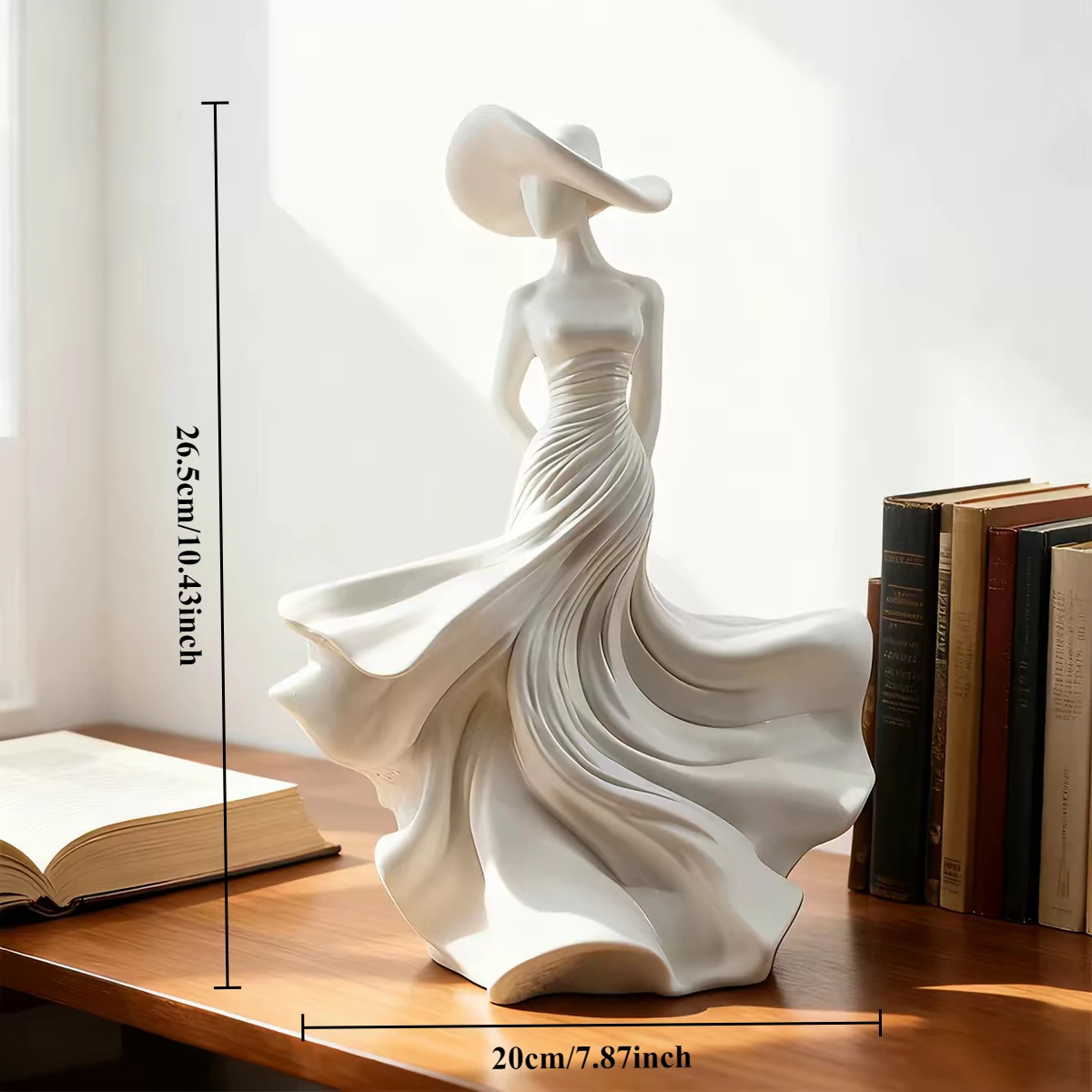 Resin Female Statue Sculpture Modern Woman Figurine Home Decor Art Craft For Living Room Bedroom Office Shelf Desktop Decoration Resin Female Statue Sculpture Modern Woman Figurine Home Decor Art Craft For Living Room Bedroom Office Shelf Desktop Decoration – Bild 7