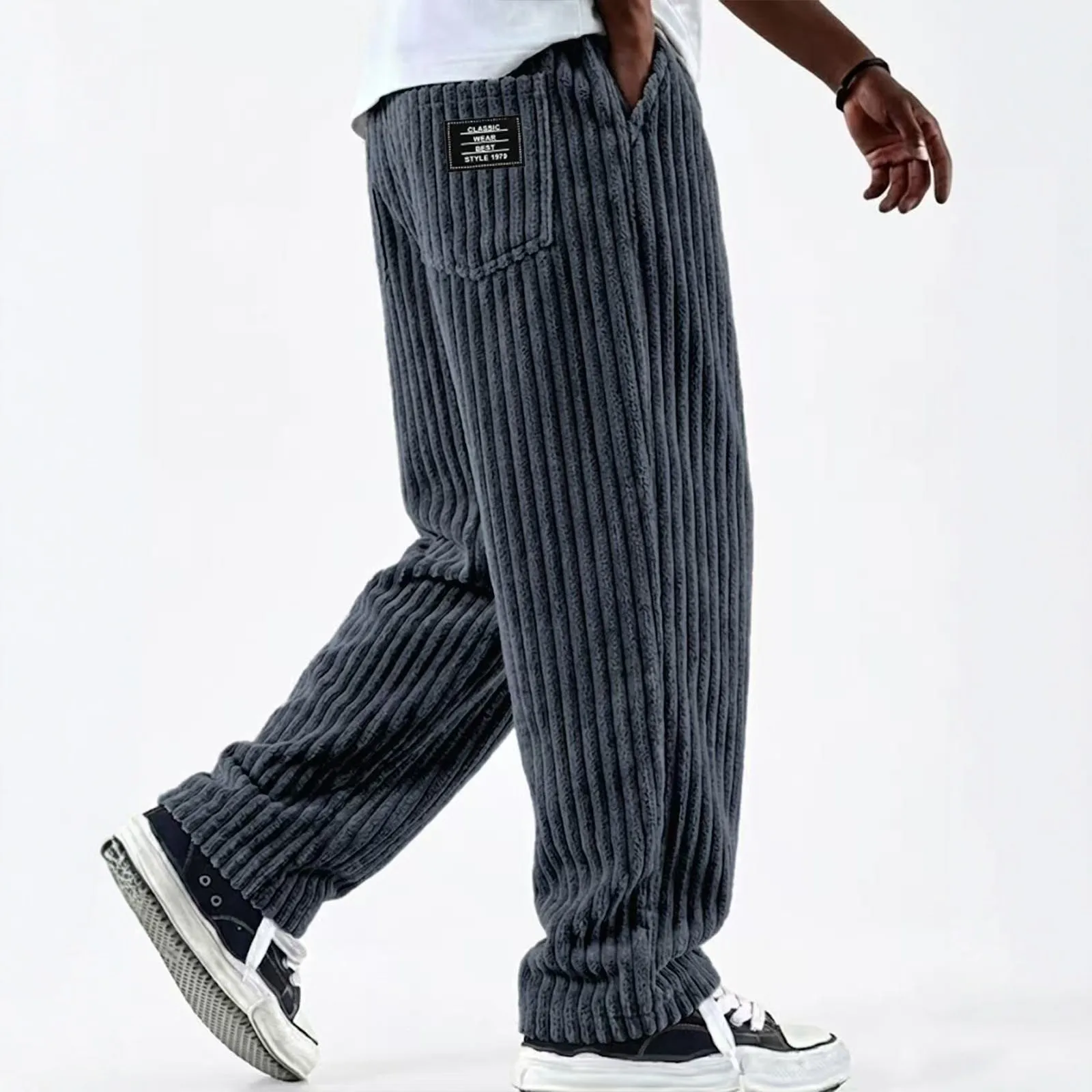 Winter 2026 Neue Mode Herren Cordhose Gerade Geschnittene Freizeithose Frühling Herbst Outdoor Streetwear Mit Kordelzug Elastischer Bund Winter 2026 Neue Mode Herren Cordhose Gerade Geschnittene Freizeithose Frühling Herbst Outdoor Streetwear Mit Kordelzug Elastischer Bund
