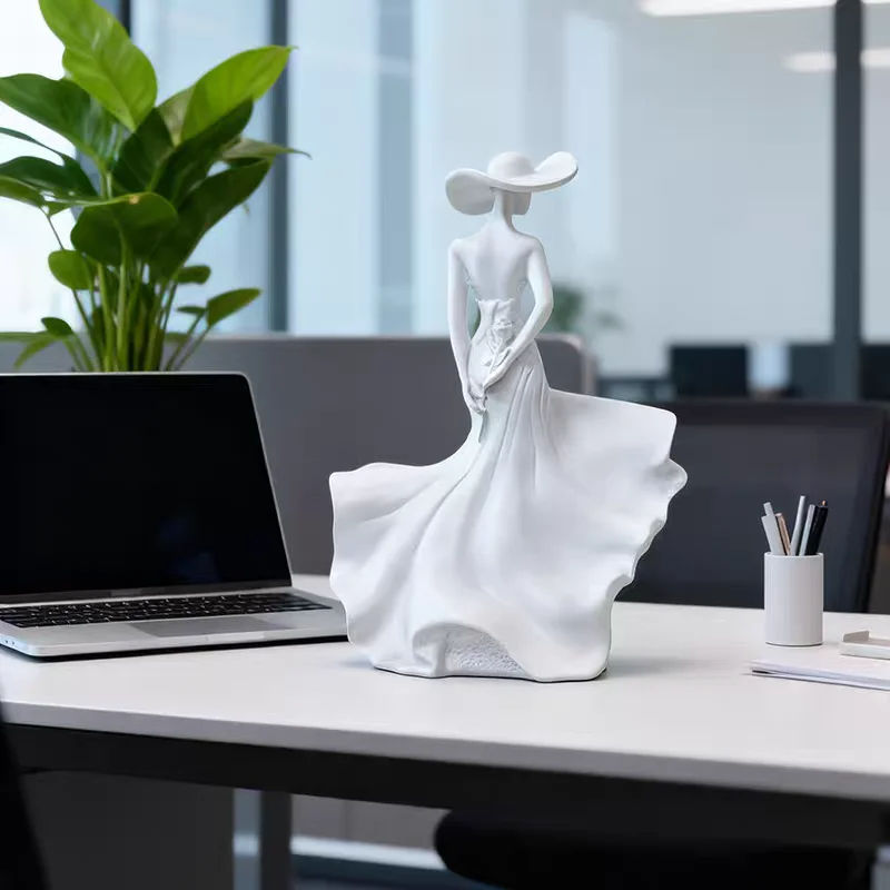 Resin Female Statue Sculpture Modern Woman Figurine Home Decor Art Craft For Living Room Bedroom Office Shelf Desktop Decoration Resin Female Statue Sculpture Modern Woman Figurine Home Decor Art Craft For Living Room Bedroom Office Shelf Desktop Decoration – Bild 6