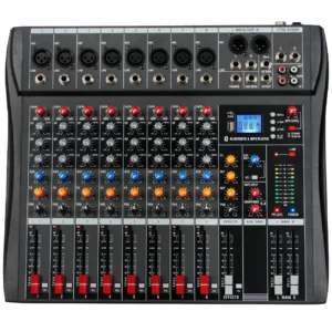 DJ Controller Mixer Audio Sound Mischtabelle Karte Professionelle PC Digitale Konsolen Schnittstelle Konsole Pro Ausrüstung 8 Kanal