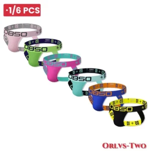 1/6 PCS Männliche Höschen Männer Unterwäsche Sexy Suspensorium Baumwolle Männer Tanga Cueca Tanga Atmungsaktive Bequeme Unterhose Weiche Penis Tasche