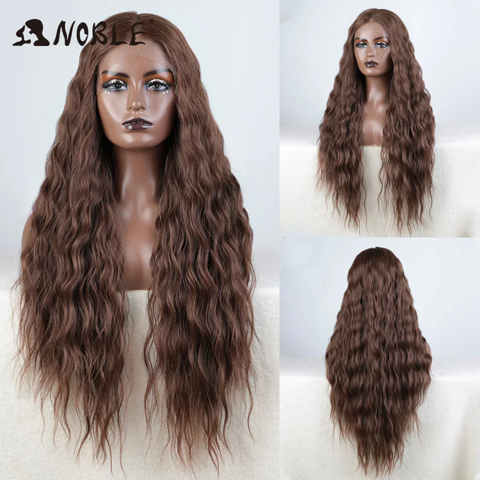 Noble Synthetic Lace Front Wig Long Wavy Ombre Blonde Wig Red Wigs Lace Part Synthetic Lace Wigs For Women Lace Front Wigs Noble Synthetic Lace Front Wig Long Wavy Ombre Blonde Wig Red Wigs Lace Part Synthetic Lace Wigs For Women Lace Front Wigs – Bild 15
