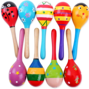 Großes KTV-Spielzeug aus Holz, Buntes Musikinstrument, Rassel, Schüttelhammer, Glocke, Spielzeug für Erwachsenenveranstaltungen