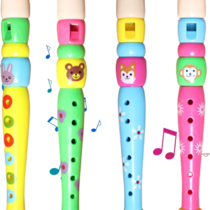 Holzflöten-Spielzeug für Kinder, 6-Loch-Recorder, Musikinstrument für die frühe Musikunterricht, Entwicklung, Geschenk für Jungen und Mädchen