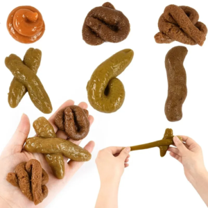 Realistischer Scheiße, sicherer und weicher Kunststoff, gefälschter Poop, lustiges kniffliges Spielzeug, Streiche, Gag, Witzspiele, Party-Geschenk, Antistress-Gadget, Squish-Spielzeug