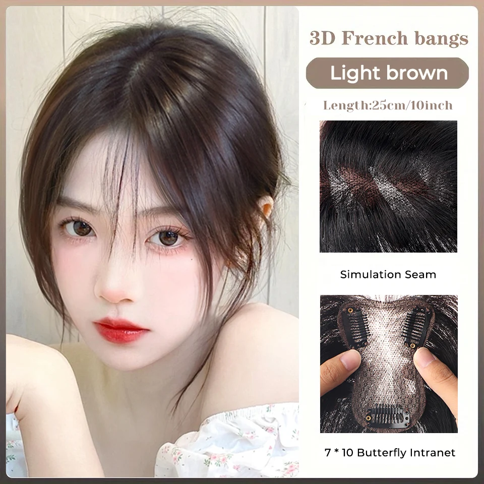 Olacare Wig Woman Figure-Eight Bangs Increase Amount Simulation Of Human Hair Bangs Clip-In Extensions Synthetic Closure Olacare Wig Woman Figure-Eight Bangs Increase Amount Simulation Of Human Hair Bangs Clip-In Extensions Synthetic Closure – Bild 10