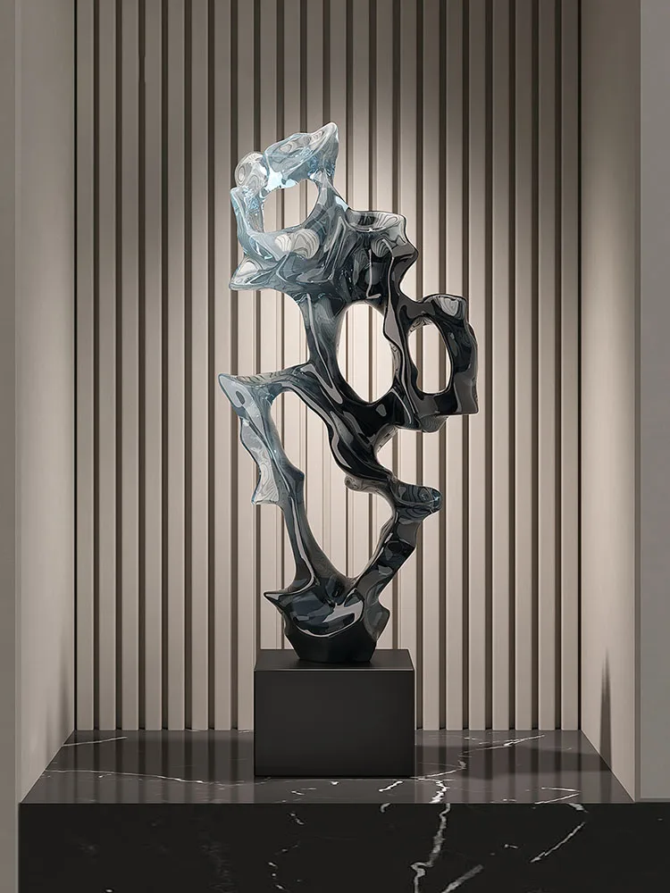 Sculpture Shilai Operation Decorations Transparent Resin Luxury Living Room Porch Tv Cabinet Hotel Office Decoration Crafts Sculpture Shilai Operation Decorations Transparent Resin Luxury Living Room Porch Tv Cabinet Hotel Office Decoration Crafts