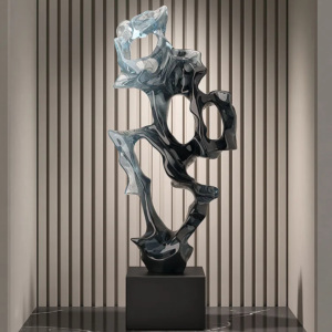 Sculpture Shilai Operation Decorations Transparent Resin Luxury Living Room Porch TV Cabinet Hotel Office Decoration Crafts