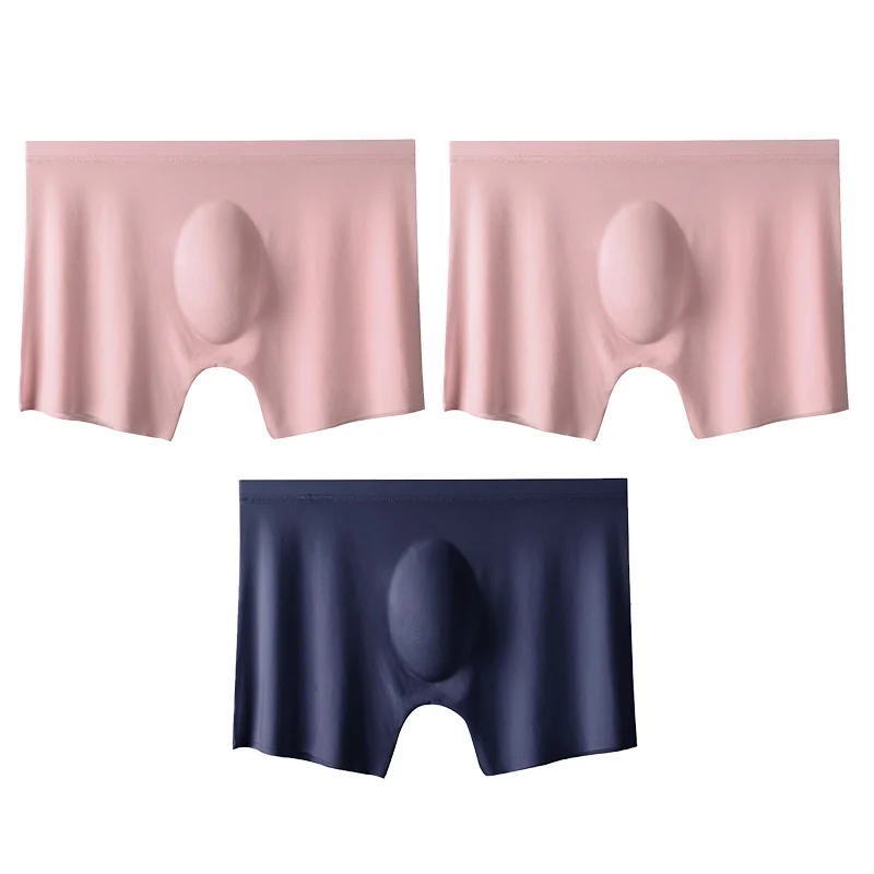 3 Teile/Los Männer Der Sommer Ultra-Dünne Boxer Briefs Eis Seide Nahtlose Unterwäsche Sexy Dessous Unterhose Shorts Atmungsaktive Höschen 3 Teile/Los Männer Der Sommer Ultra-Dünne Boxer Briefs Eis Seide Nahtlose Unterwäsche Sexy Dessous Unterhose Shorts Atmungsaktive Höschen – Bild 4